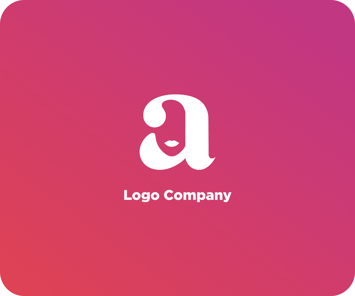 Beauty, Landing page Logo Template