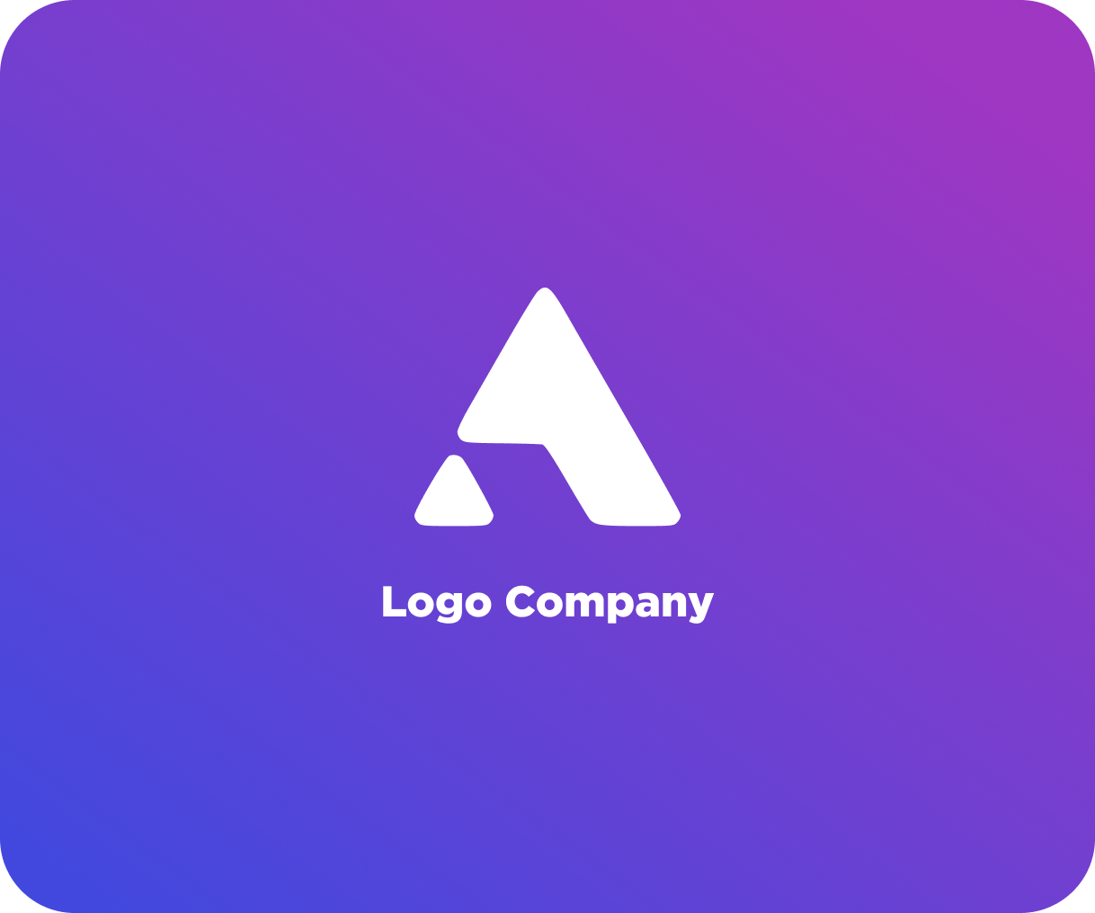 Landing page, Business card website Logo Template