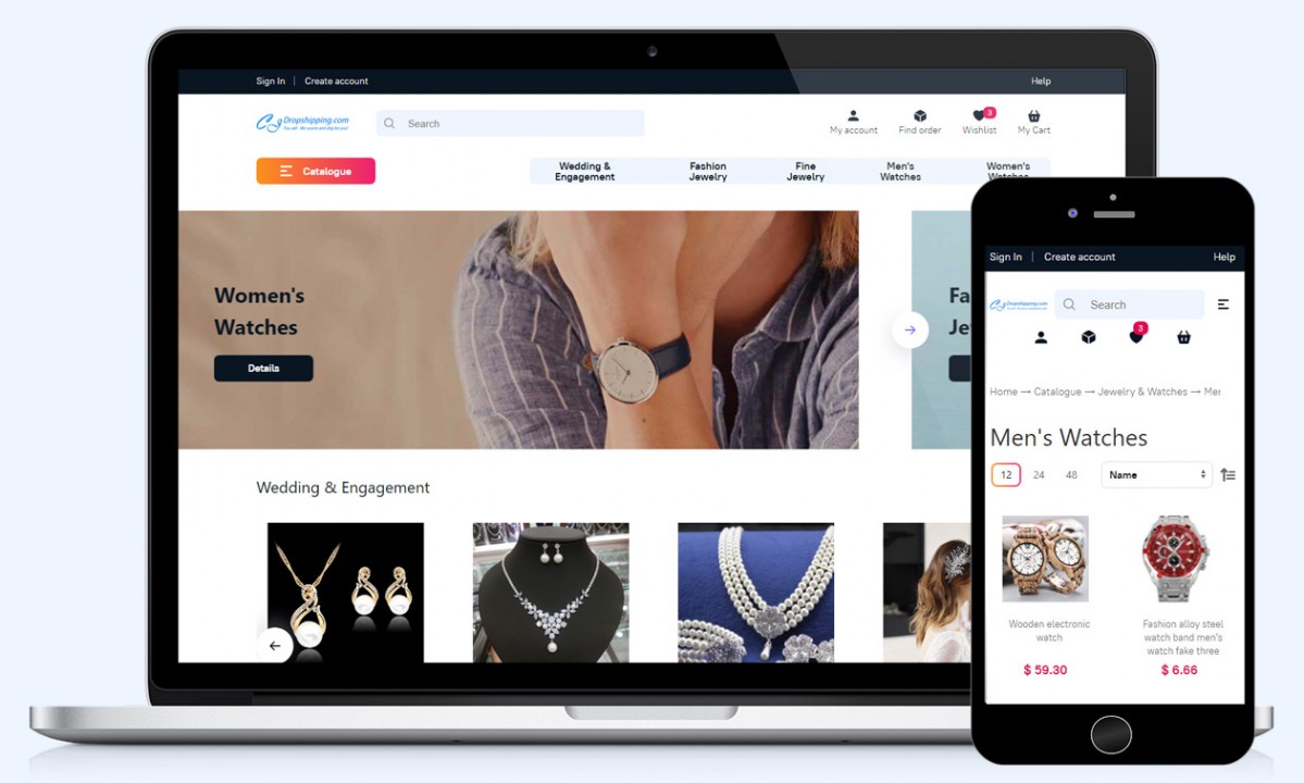 E-commerce, Fashion store JoomShopping Template