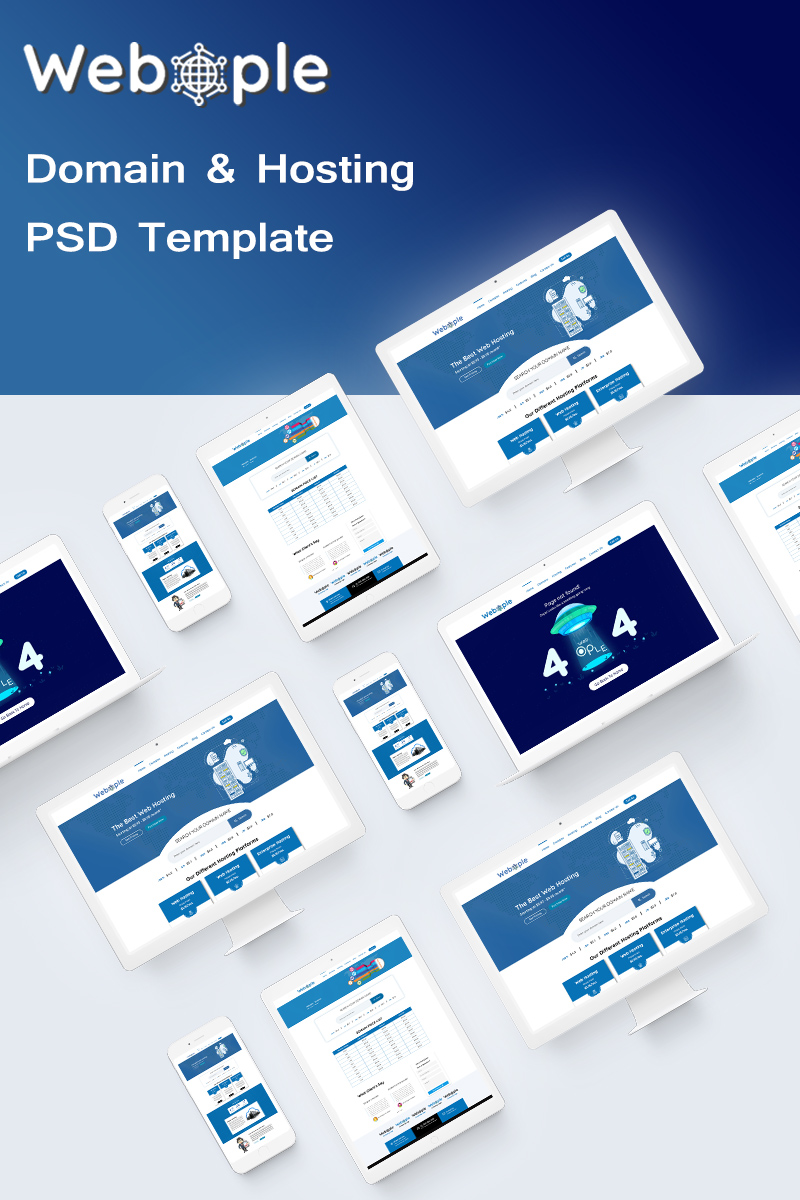 Software company PSD Template