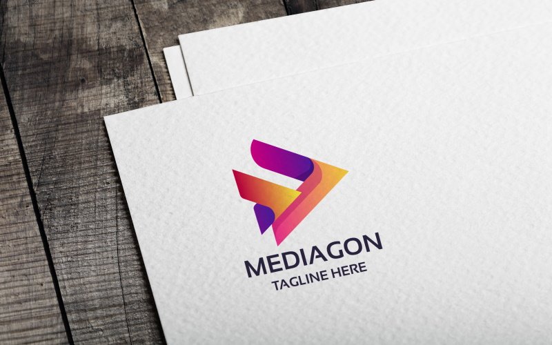 Business, Media website Logo Template