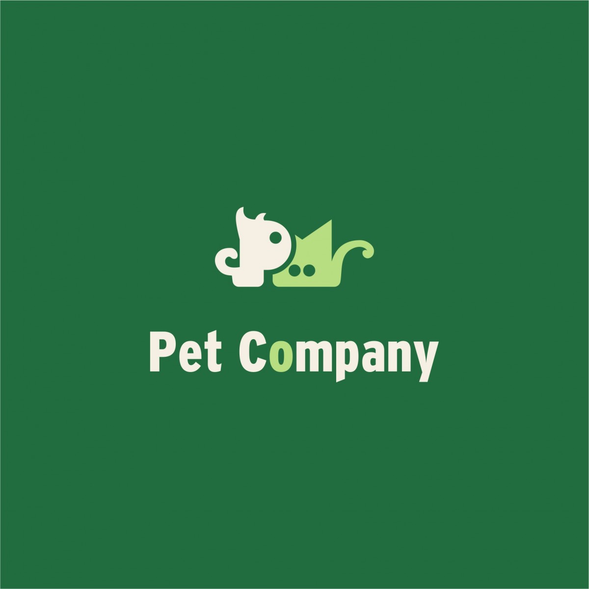 Animals, e-commerce Logo Template