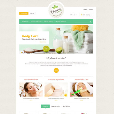 Beauty, Online shop PrestaShop template