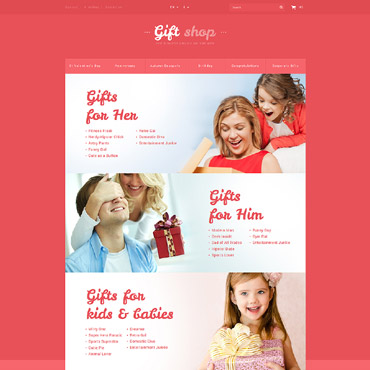 Gift shop, Online shop PrestaShop template